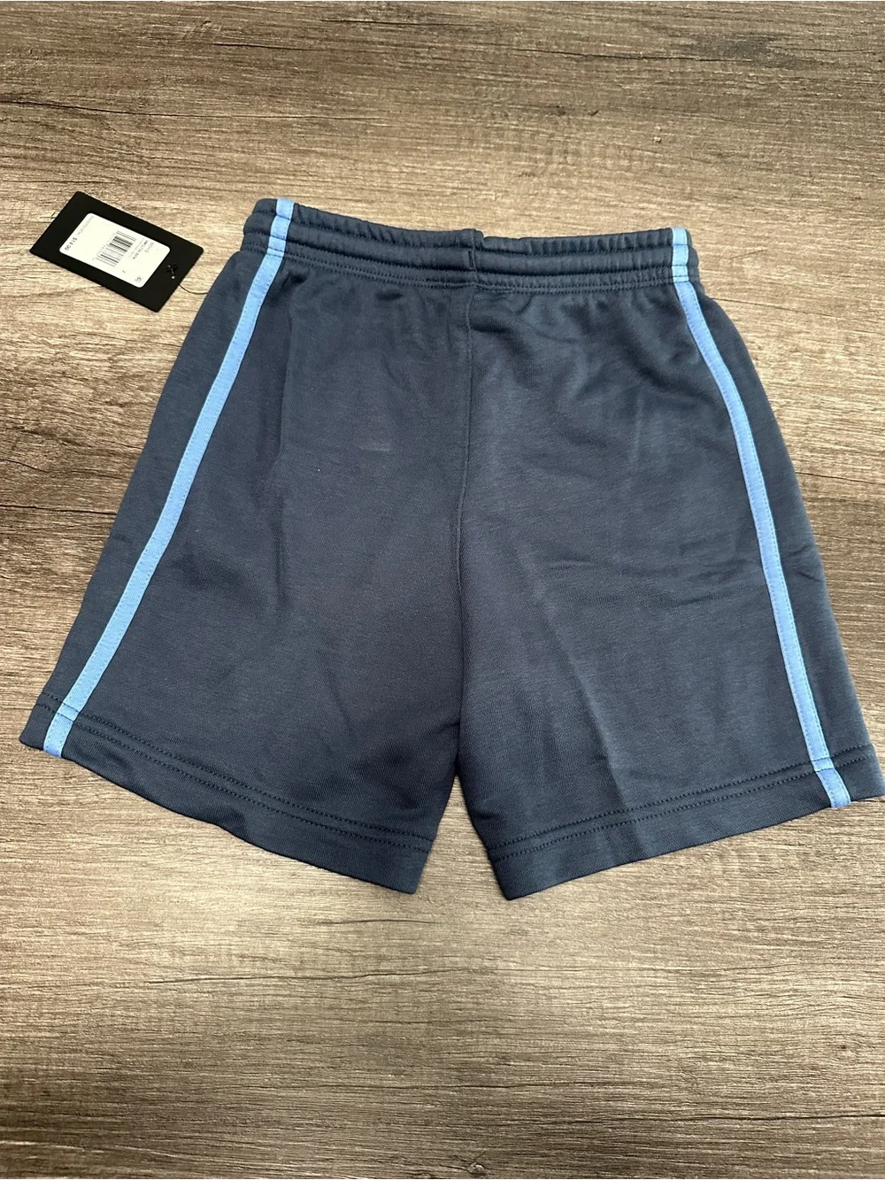 Converse Boys Navy Shorts with Light Blue Side Stripes